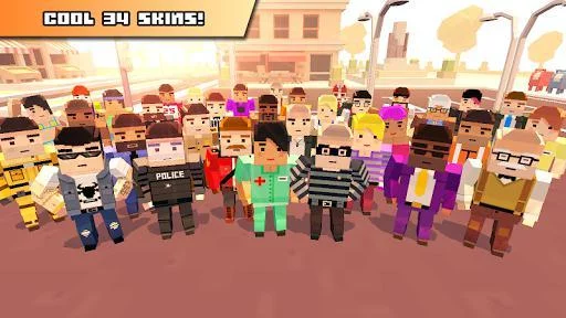 Изображение игры: Blocky Car Racer