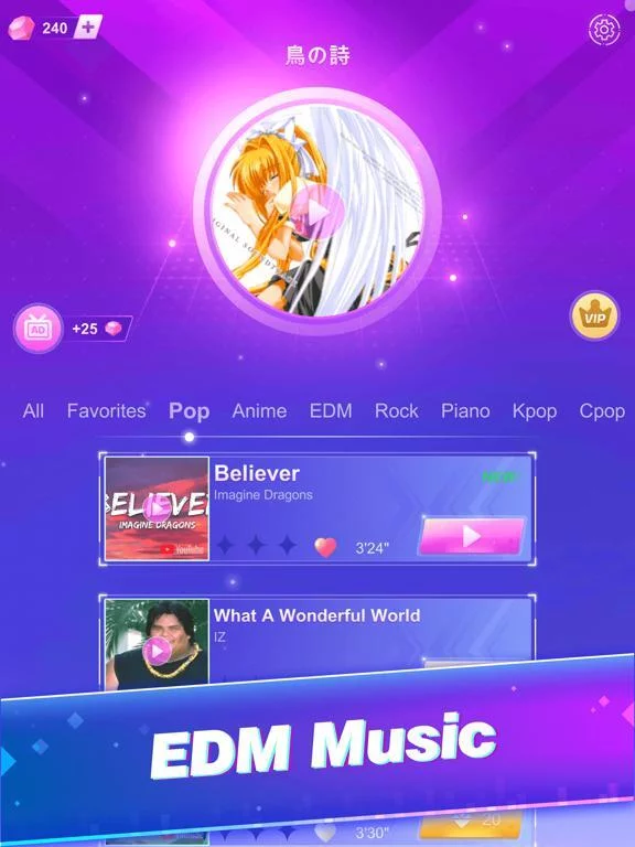 Изображение игры: Magic Piano Tiles 3: Anime Pop