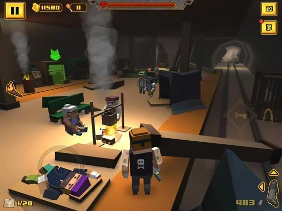 Изображение игры: BLOCKAPOLYPSE: Zombie Shooter