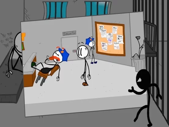 Изображение игры: Stickman Prison Escape Sim