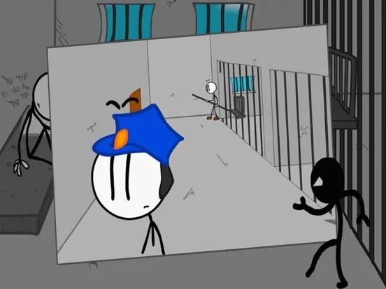 Изображение игры: Stickman Prison Escape Sim