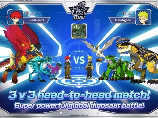 Изображение игры: Legendino: Dinosaur Battle