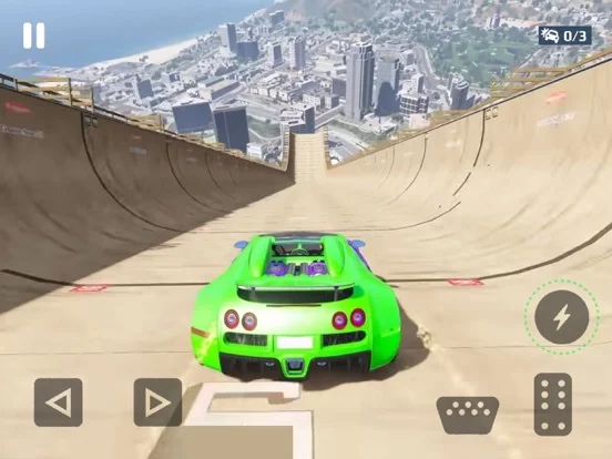 Изображение игры: Mega Car Ramp Demolition Derby