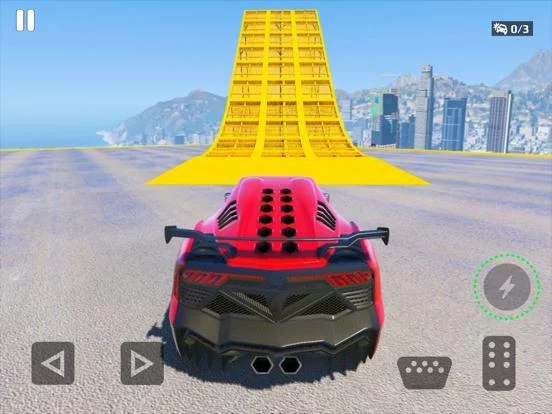 Изображение игры: Mega Car Ramp Demolition Derby