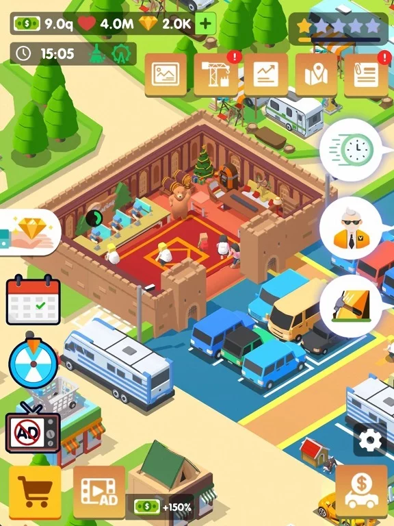 Изображение игры: Campground Tycoon-Idle RV life