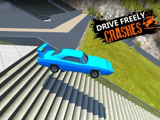 Изображение игры: Car Crash Sim: Death Stairs