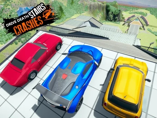 Изображение игры: Car Crash Sim: Death Stairs