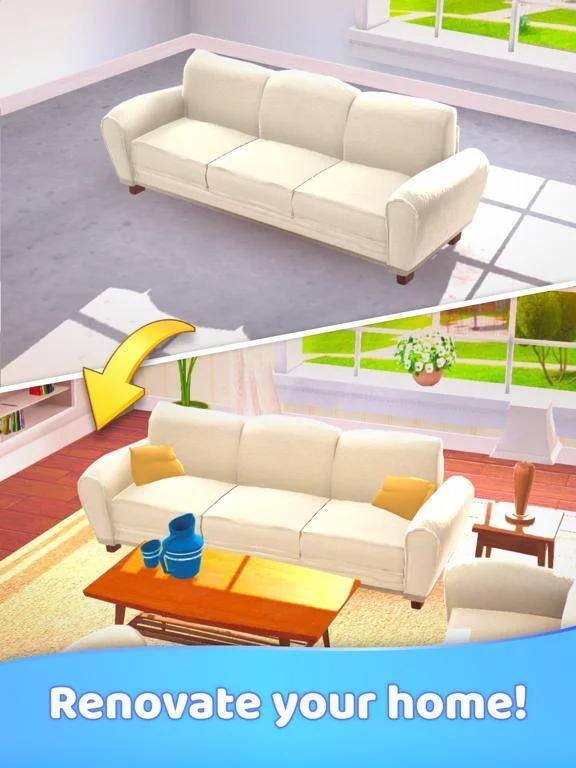 Изображение игры: Merge Decor: Home Design Game