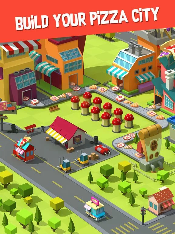 Изображение игры: Pizza Factory Tycoon
