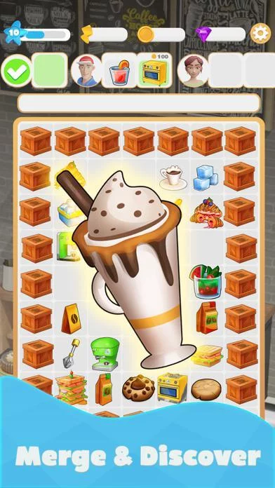 Изображение игры: Merge Barista: Café Decoration