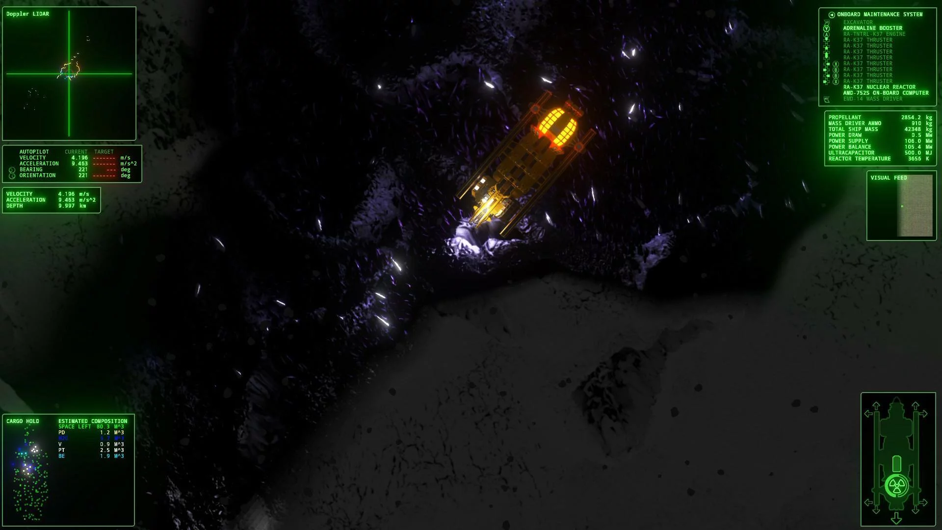 Изображение игры: ΔV: Rings of Saturn Demo