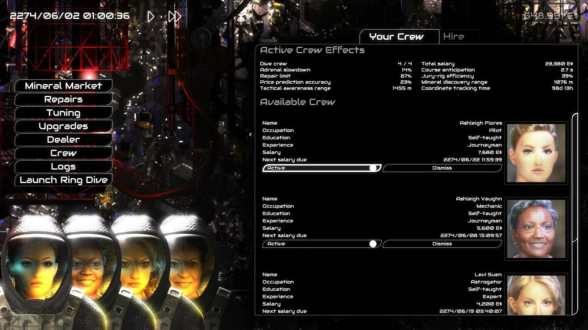 Изображение игры: ΔV: Rings of Saturn Demo