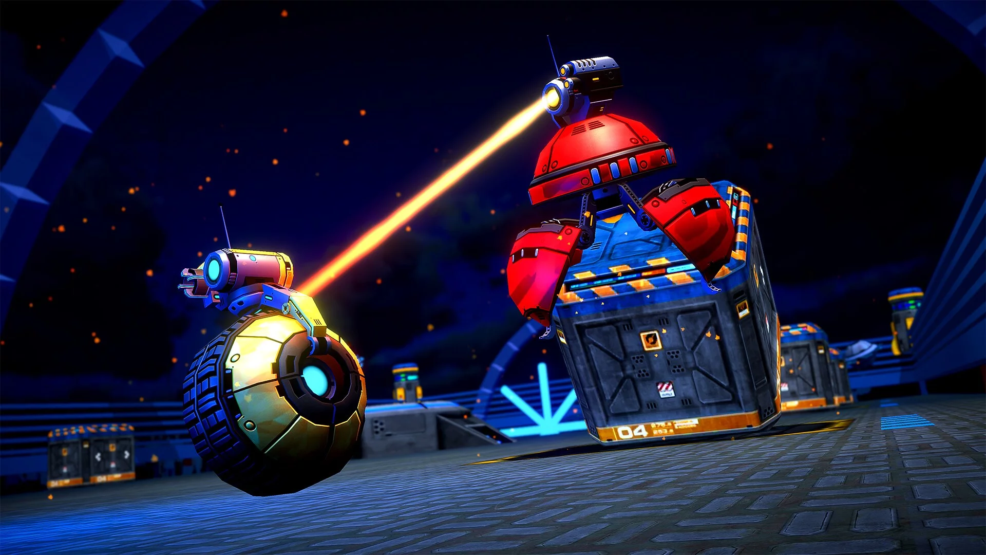 Изображение игры: Bad Bots Battle Arena