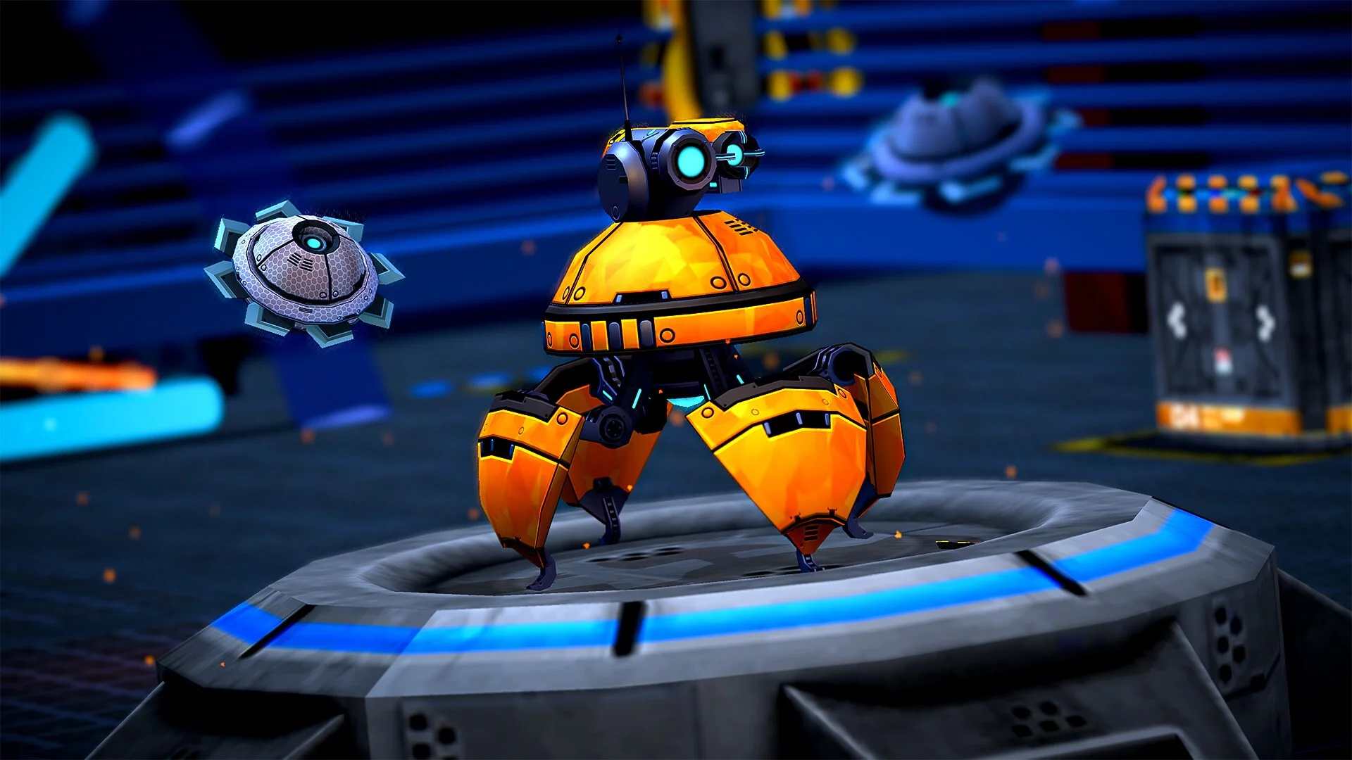 Изображение игры: Bad Bots Battle Arena