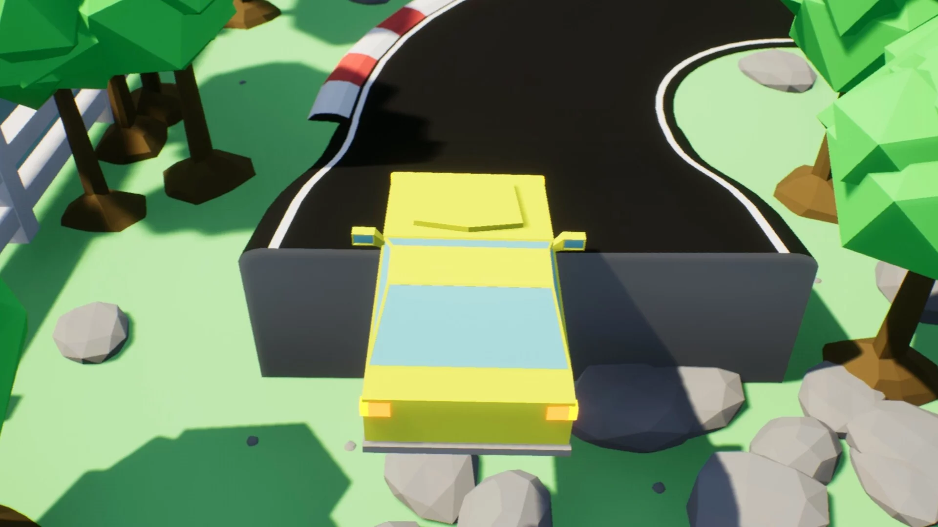 Изображение игры: Poly Racing