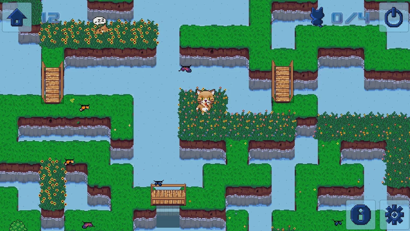 Изображение игры: Lost Kittens: Maze Garden