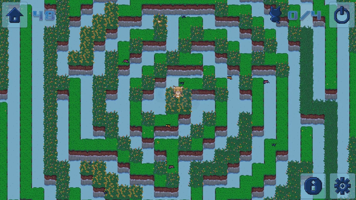 Изображение игры: Lost Kittens: Maze Garden