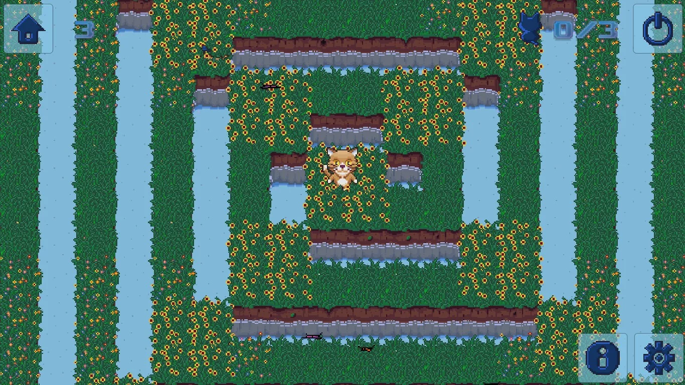 Изображение игры: Lost Kittens: Maze Garden