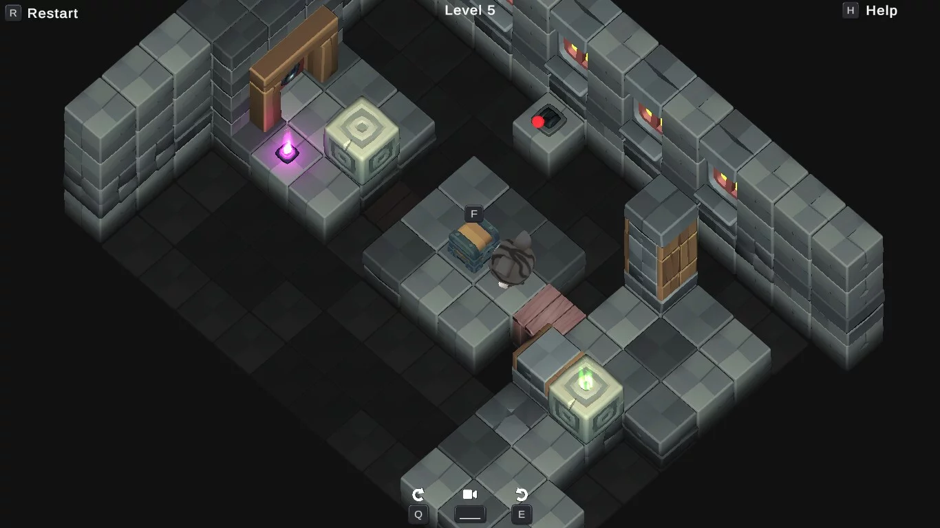 Изображение игры: Sokocat - Dungeon