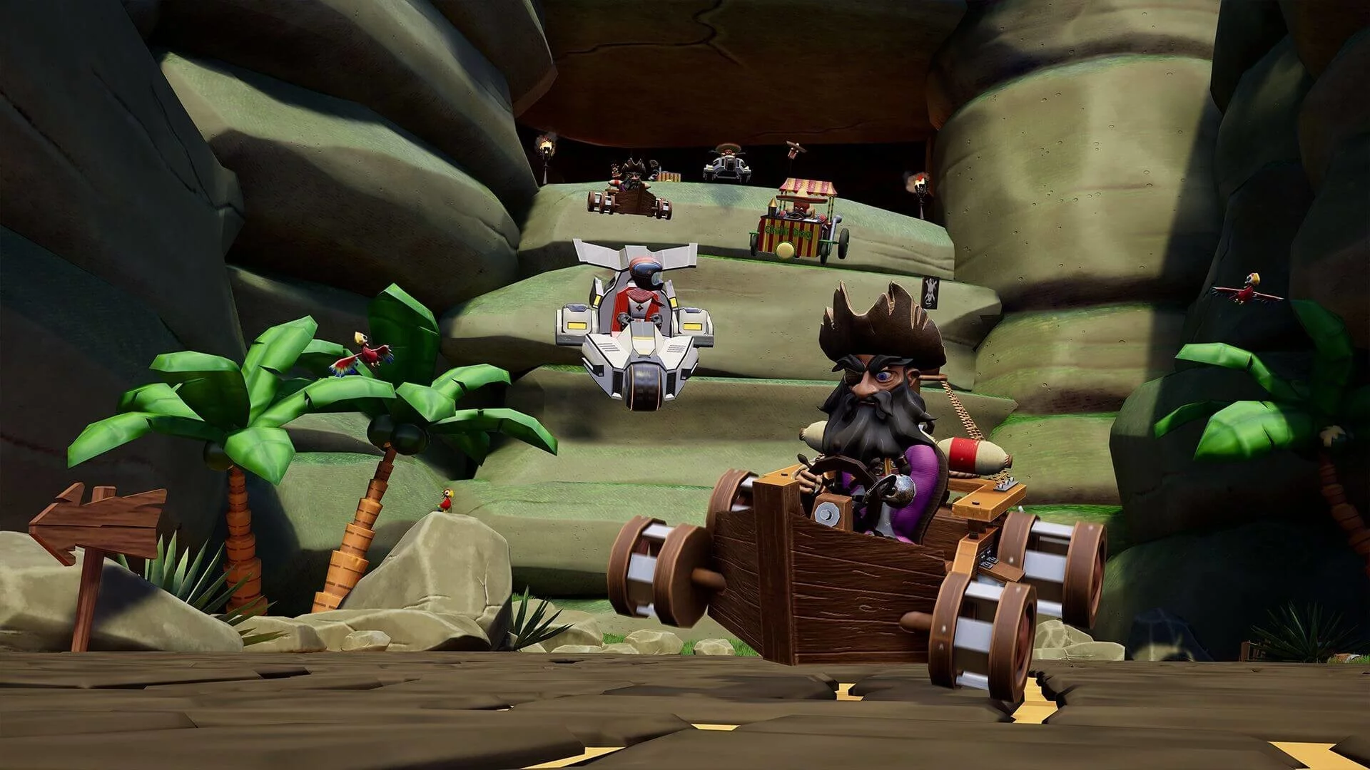 Изображение игры: Galaxy Kart VR
