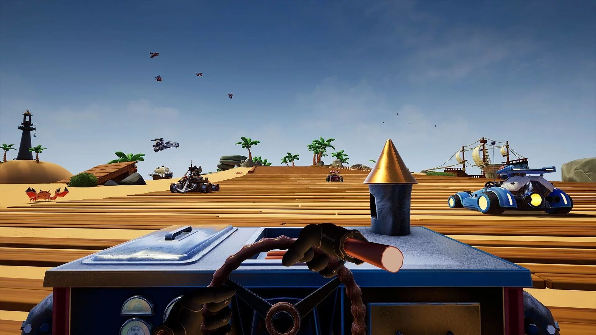 Изображение игры: Galaxy Kart VR
