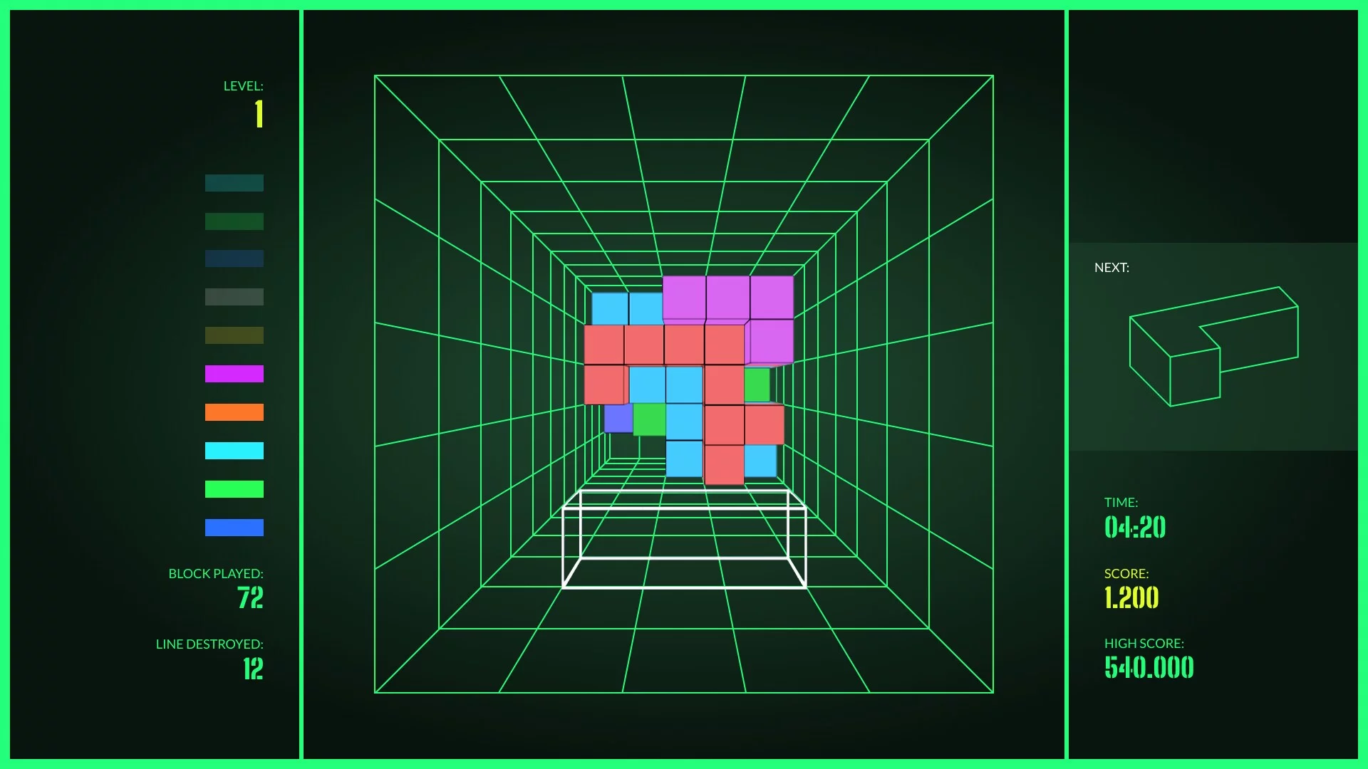 Изображение игры: TETRIX 3D
