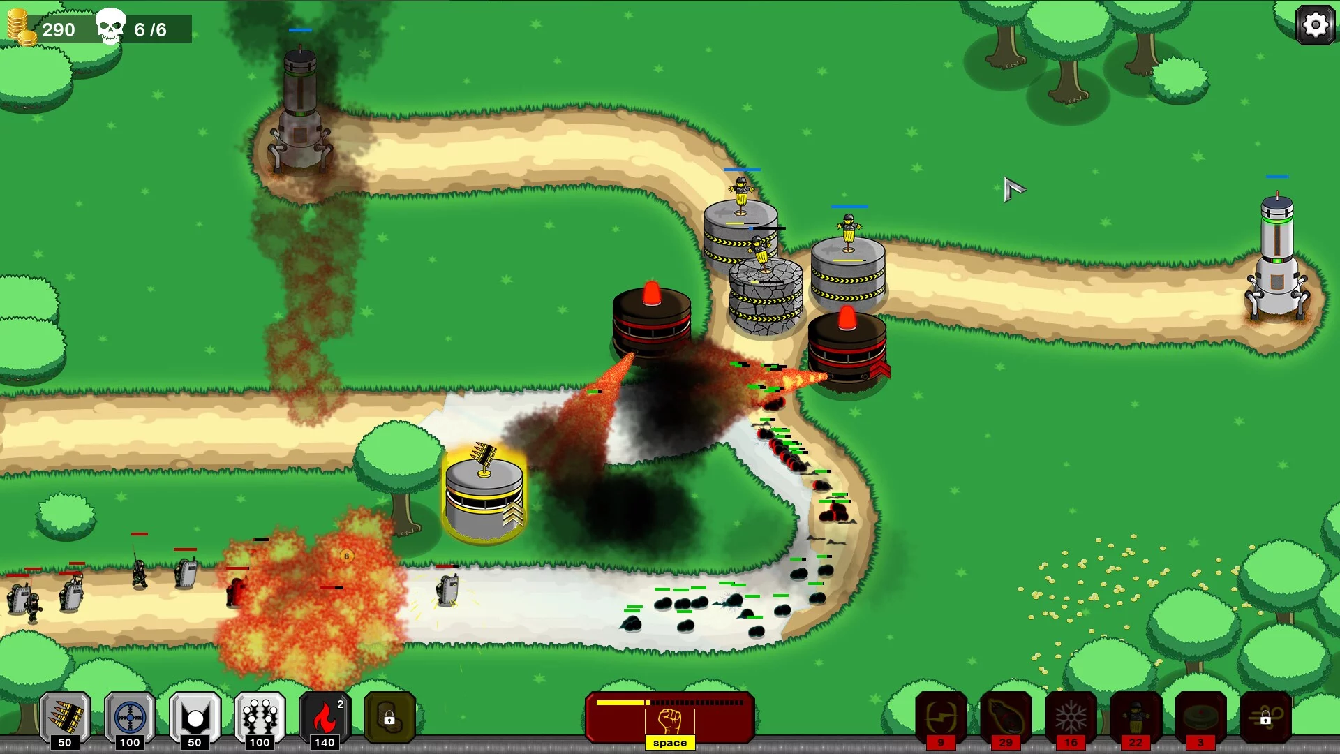 Изображение игры: Unholy Alliance - Tower Defense
