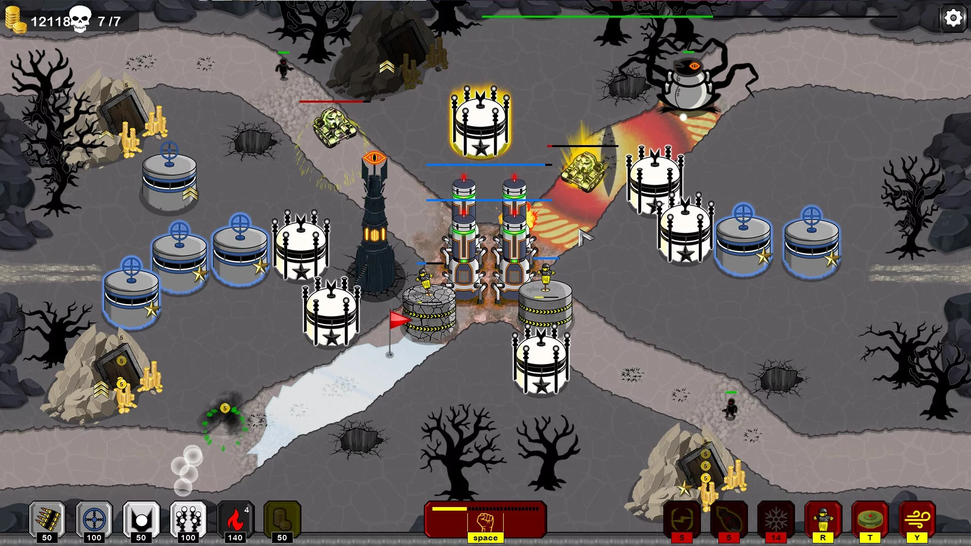 Изображение игры: Unholy Alliance - Tower Defense