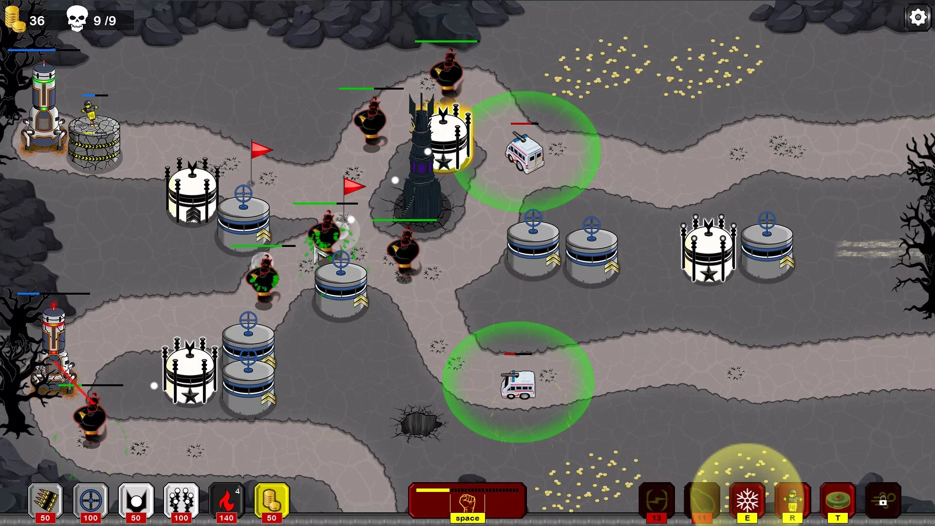 Изображение игры: Unholy Alliance - Tower Defense