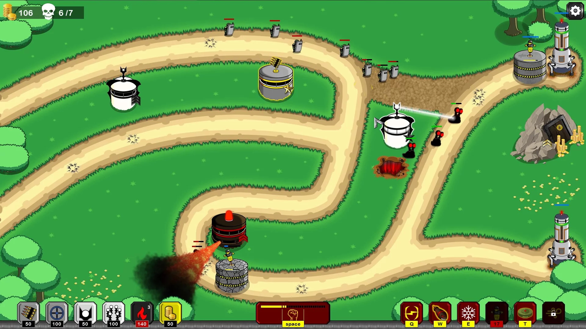 Изображение игры: Unholy Alliance - Tower Defense