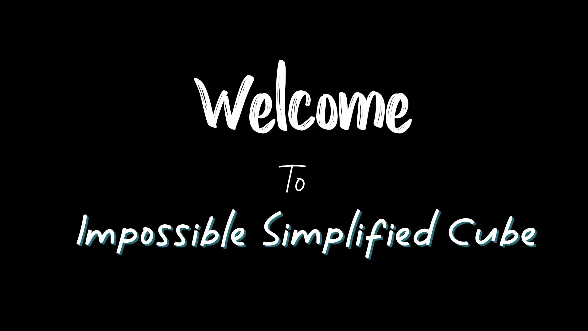 Изображение игры: Impossible Simplified Cube