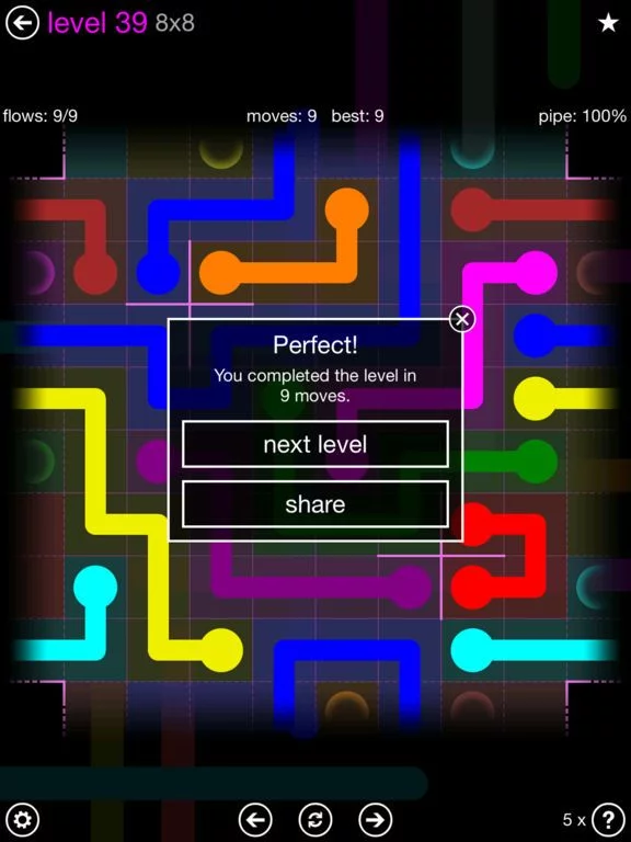 Изображение игры: Flow Free: Warps