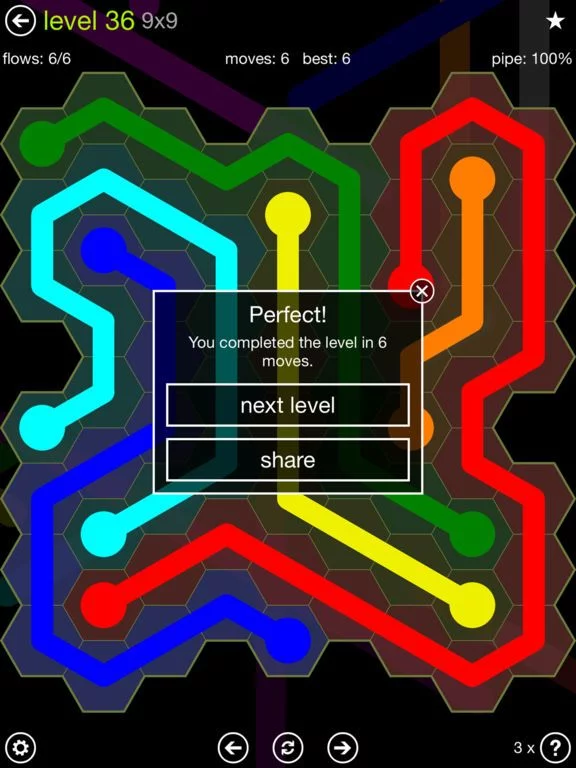 Изображение игры: Flow Free: Hexes