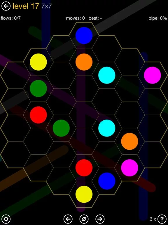 Изображение игры: Flow Free: Hexes