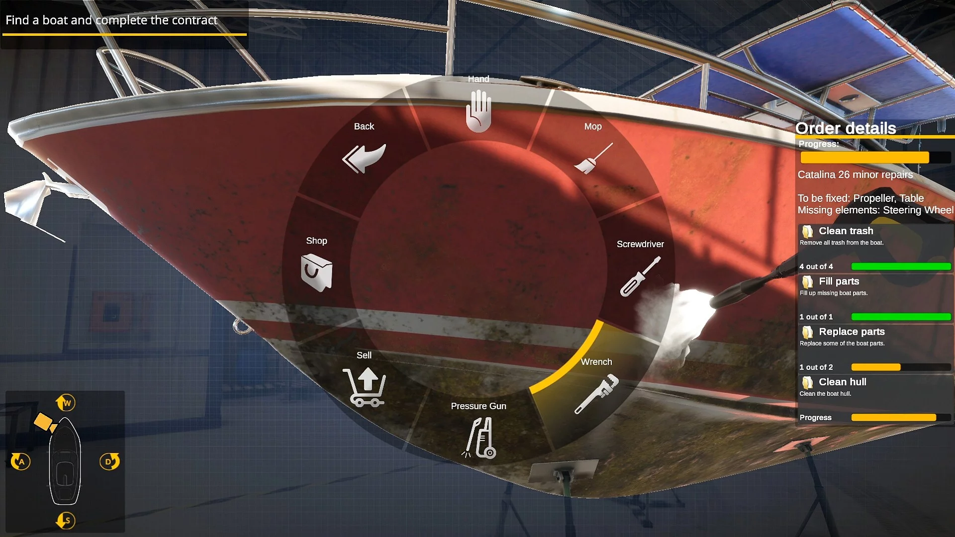 Изображение игры: Yacht Mechanic Simulator 2021: First Contract