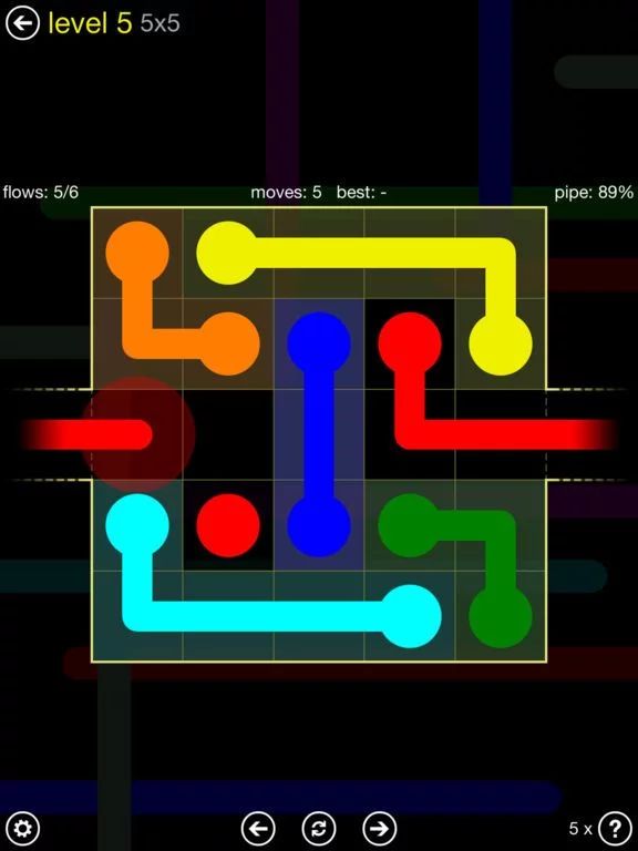Изображение игры: Flow Free: Warps