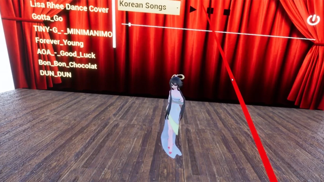 Изображение игры: VR stage dancer