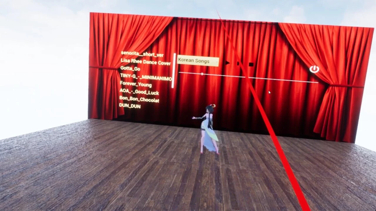 Изображение игры: VR stage dancer