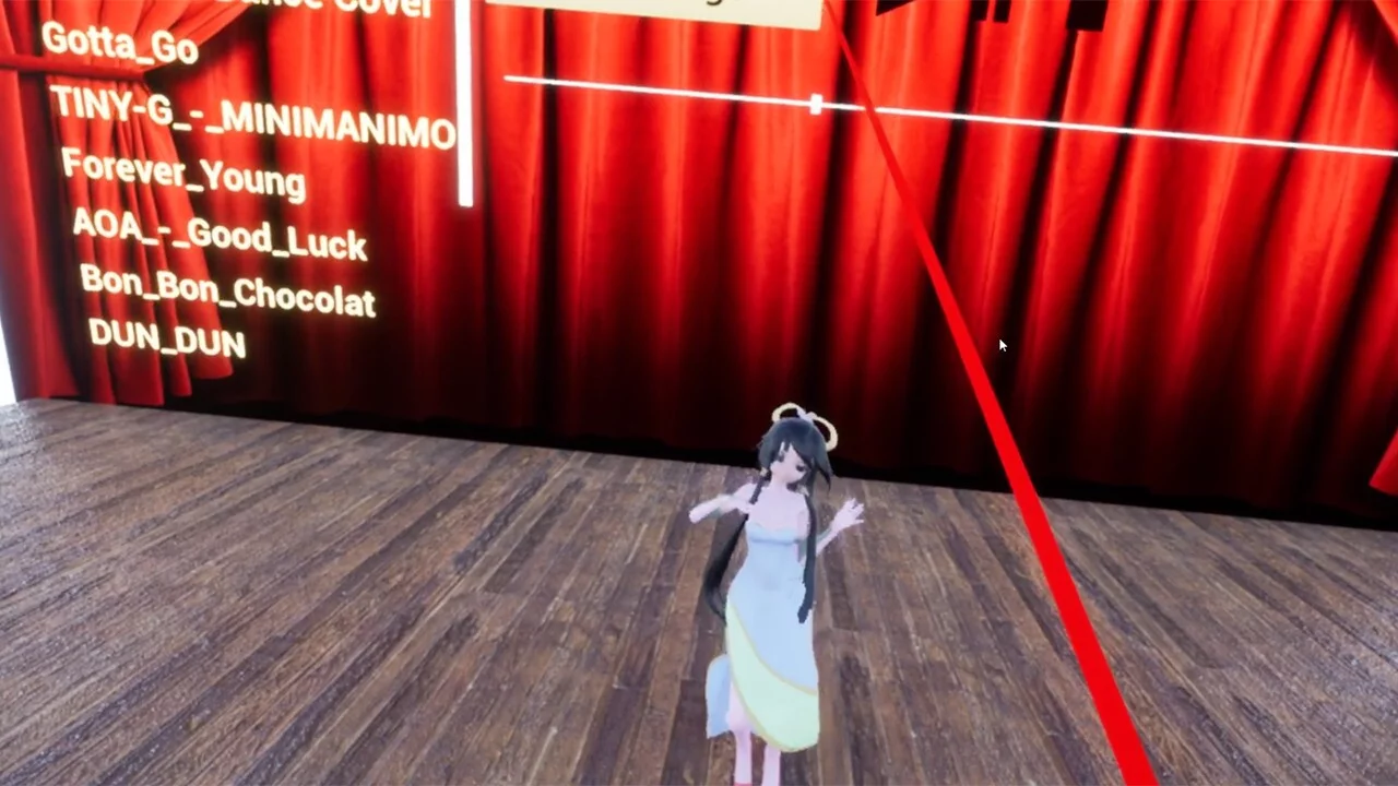 Изображение игры: VR stage dancer