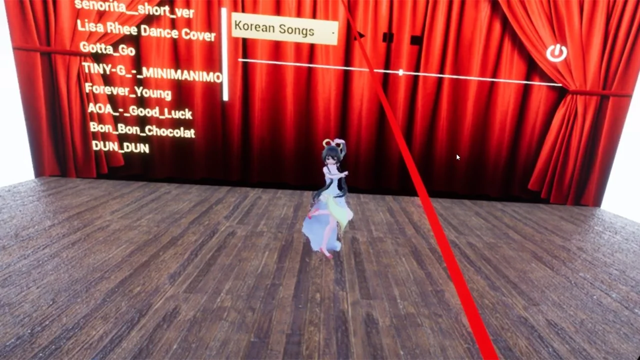 Изображение игры: VR stage dancer