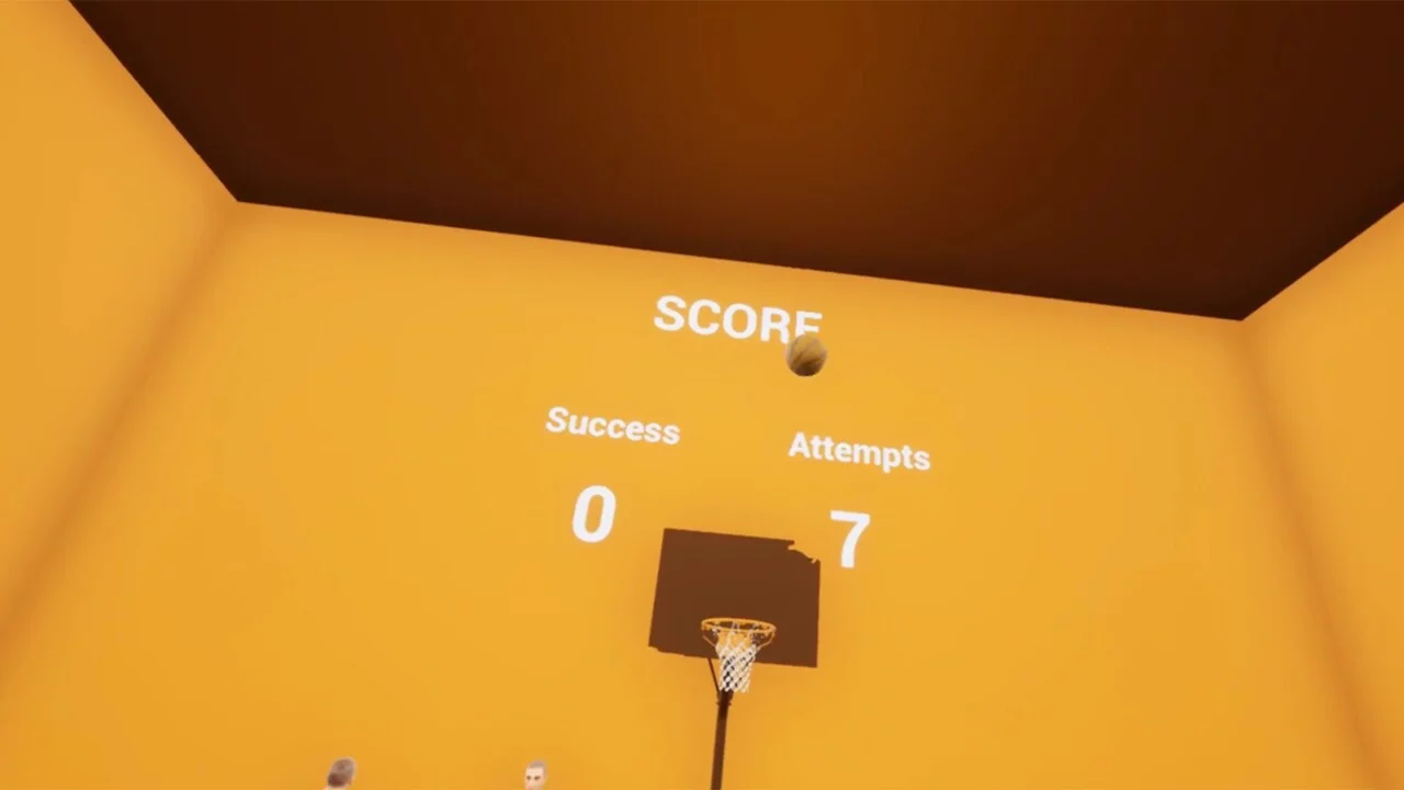 Изображение игры: VR basketball shooting practice