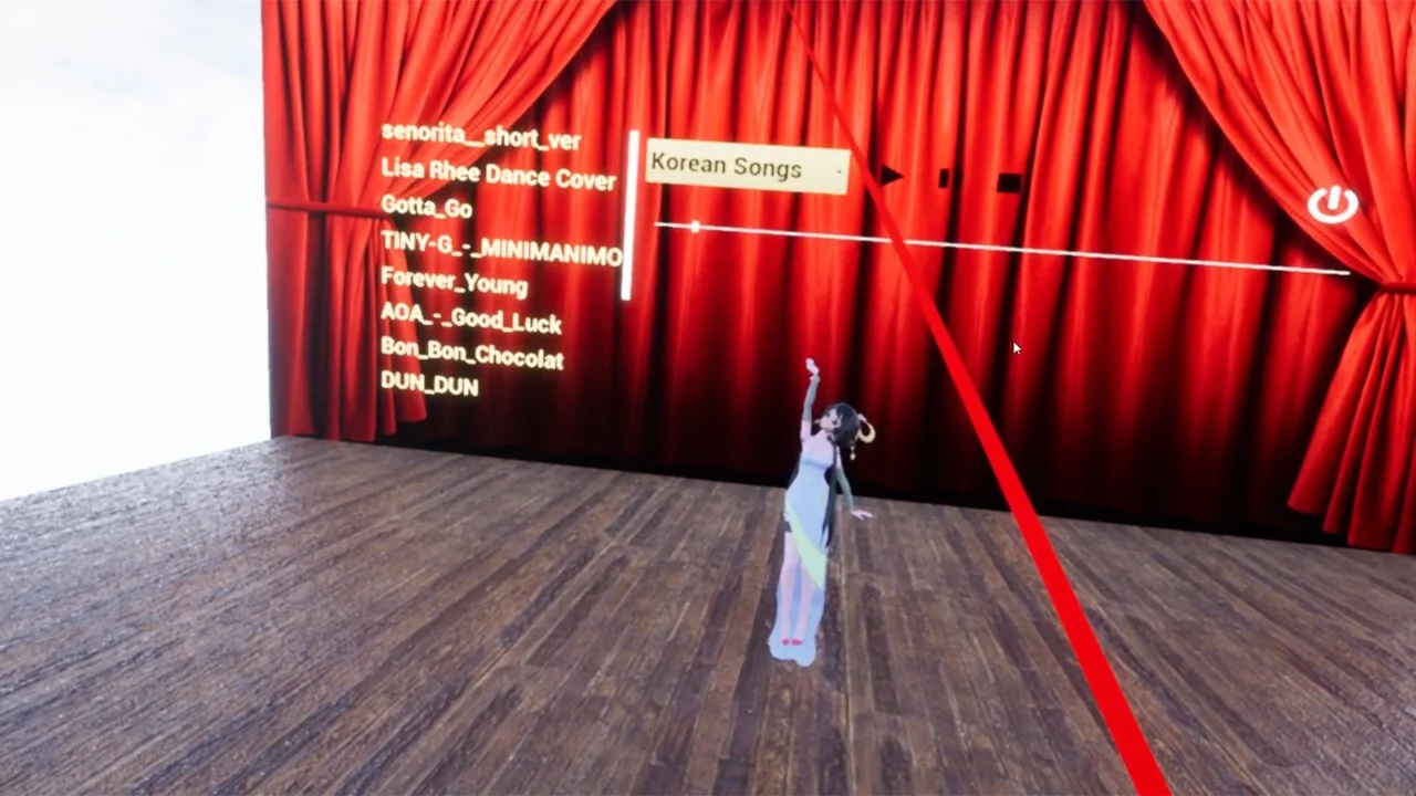 Изображение игры: VR stage dancer