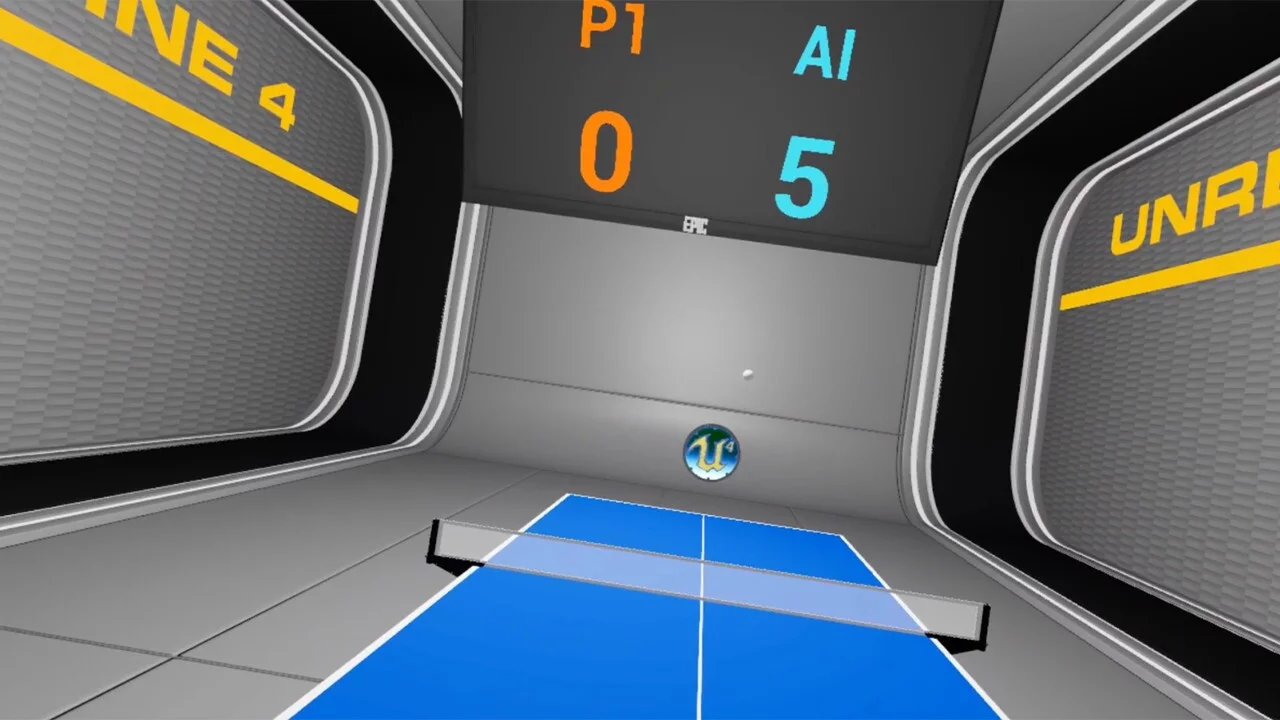 Изображение игры: VR table tennis (Ping pong)