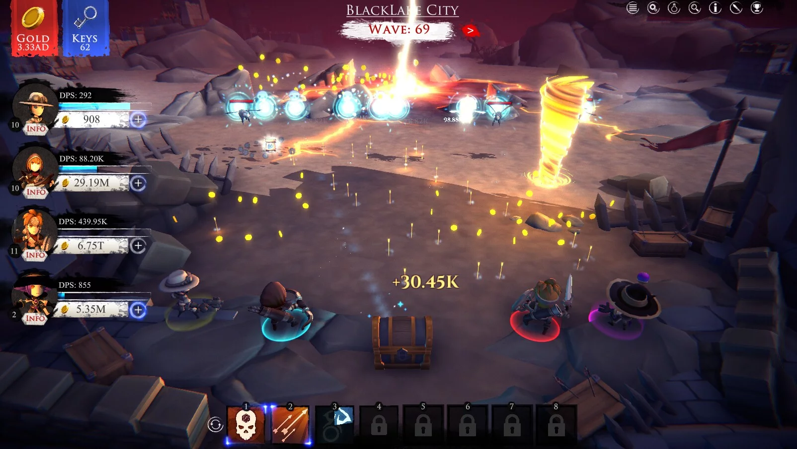 Изображение игры: Dungeon Clicker