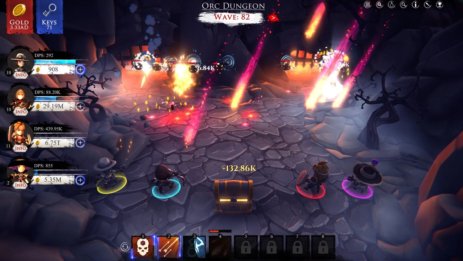 Изображение игры: Dungeon Clicker