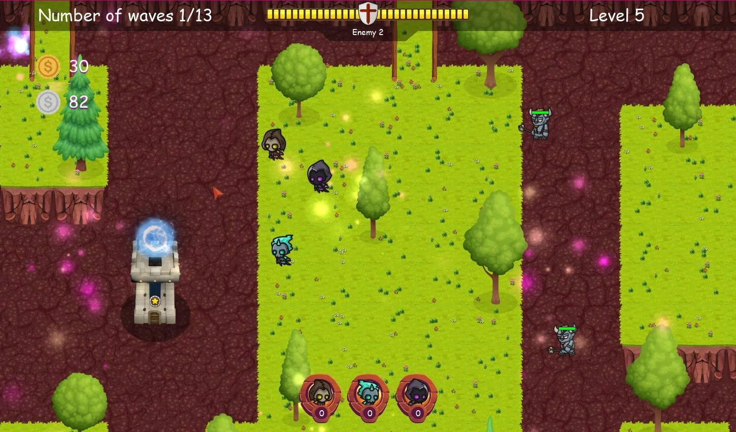 Изображение игры: Magic defense 2: The Return of the Legend