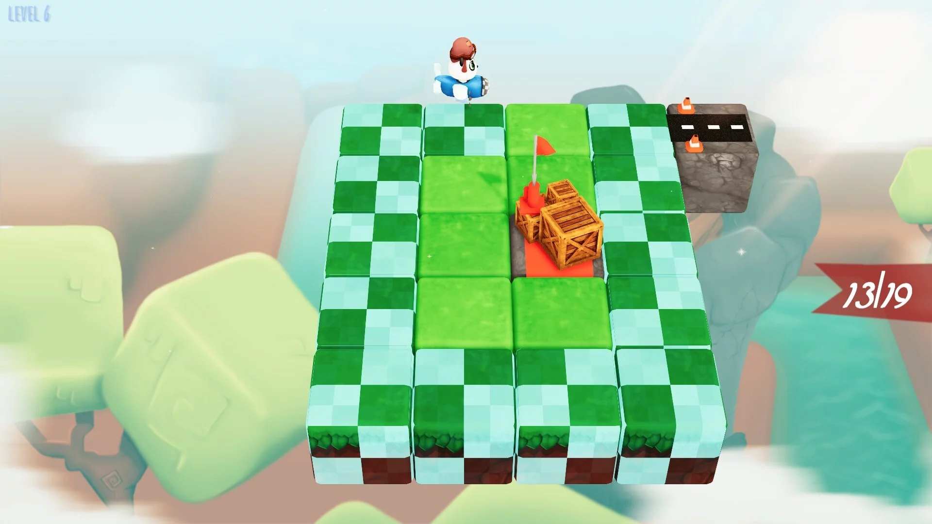 Изображение игры: Panda in the clouds