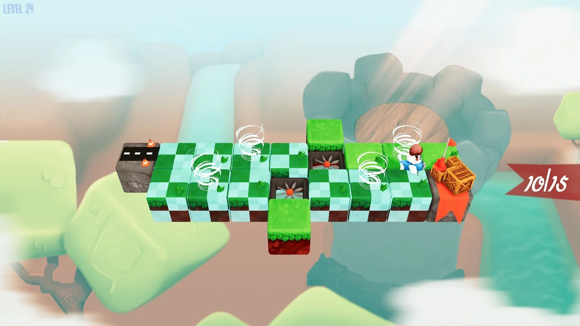 Изображение игры: Panda in the clouds