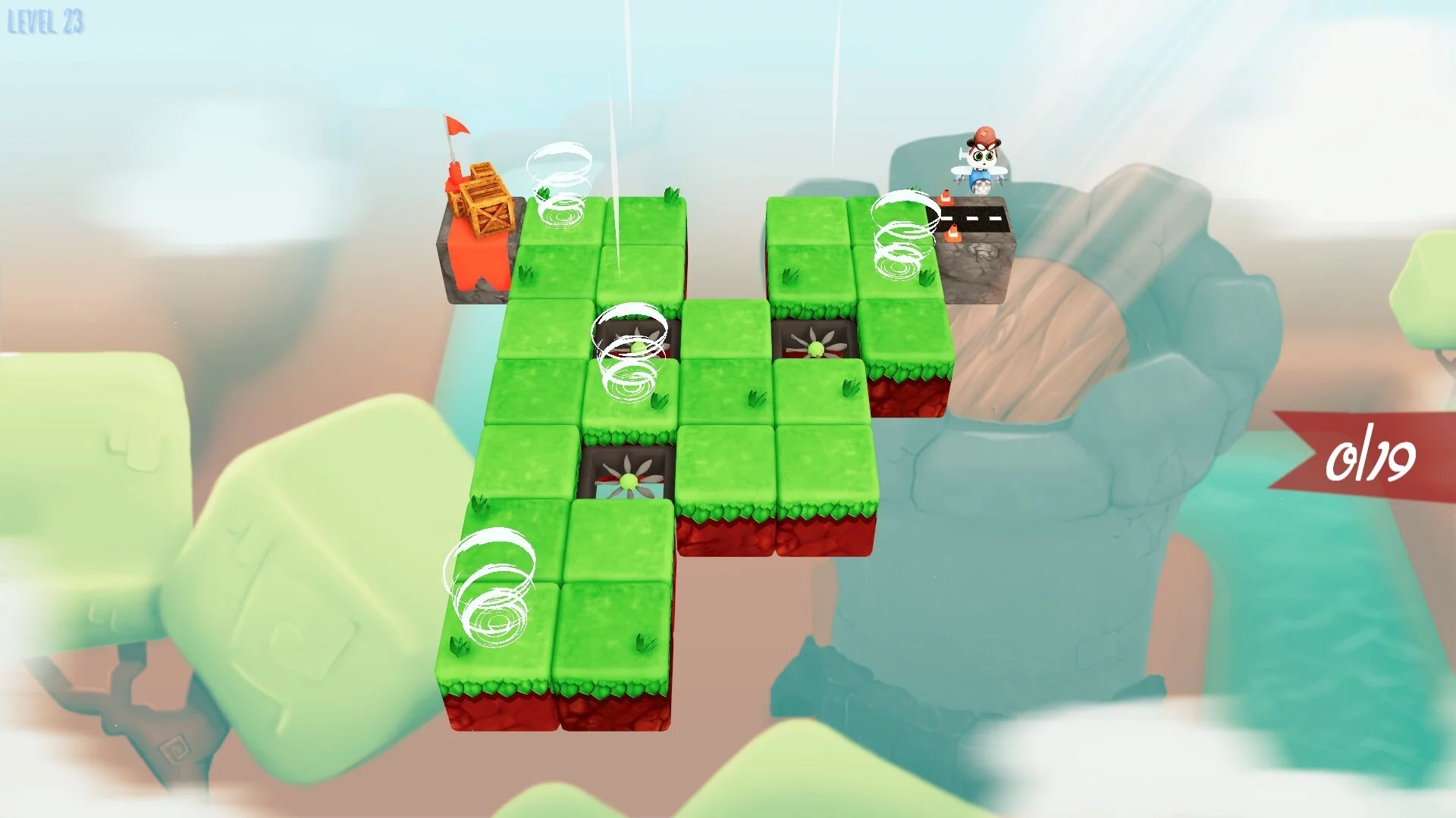 Изображение игры: Panda in the clouds
