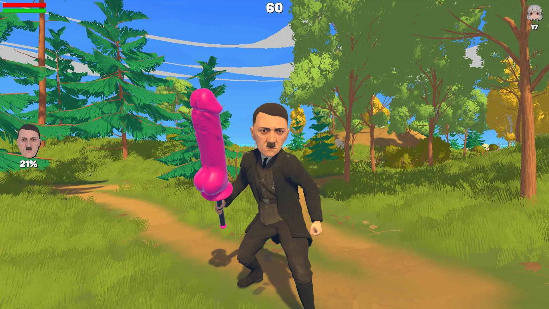 Изображение игры: Hitler Hates Anime
